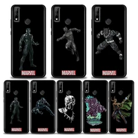 marvel venom panther loki phone case for huawei y9 2019 y6 y7 y6p y8s y9a y7a mate 40 20 10 pro lite rs soft silicone case