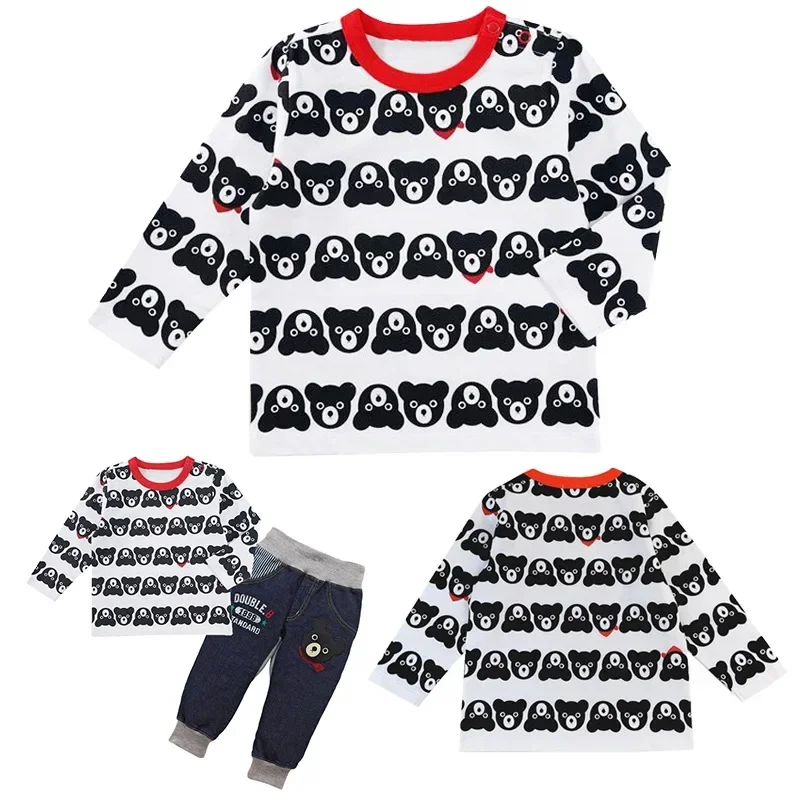 

Одежда Bboys, футболки, цельные весенне-осенние хлопковые футболки в японском стиле с длинным рукавом, топы 1-7 лет