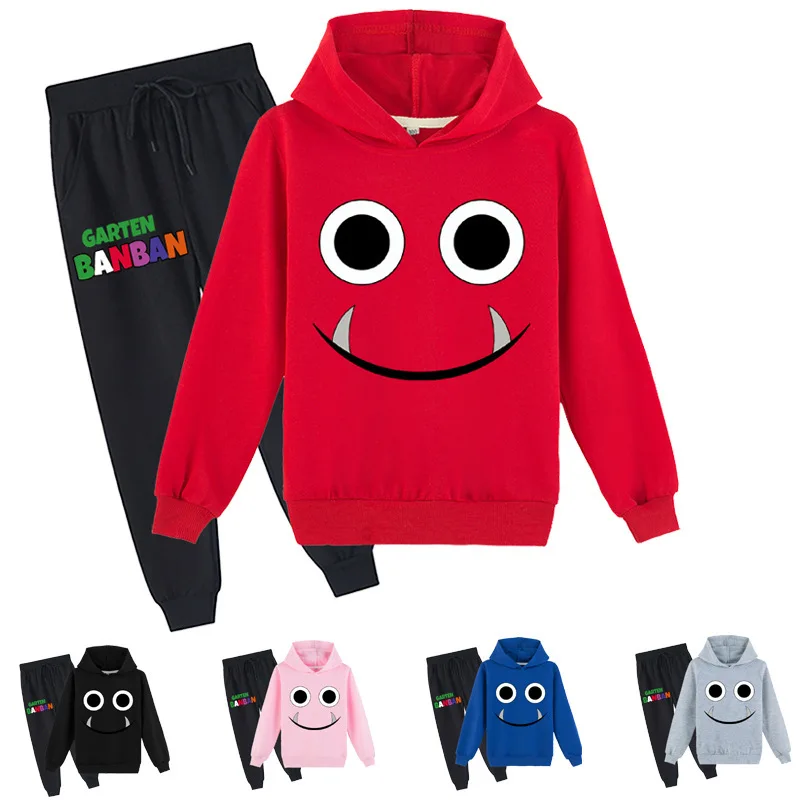 

Garten of Banban Men's and Women's Clothing Garten of Banban Hoodie Sweatshirt + Trousers Set Two-piece Set