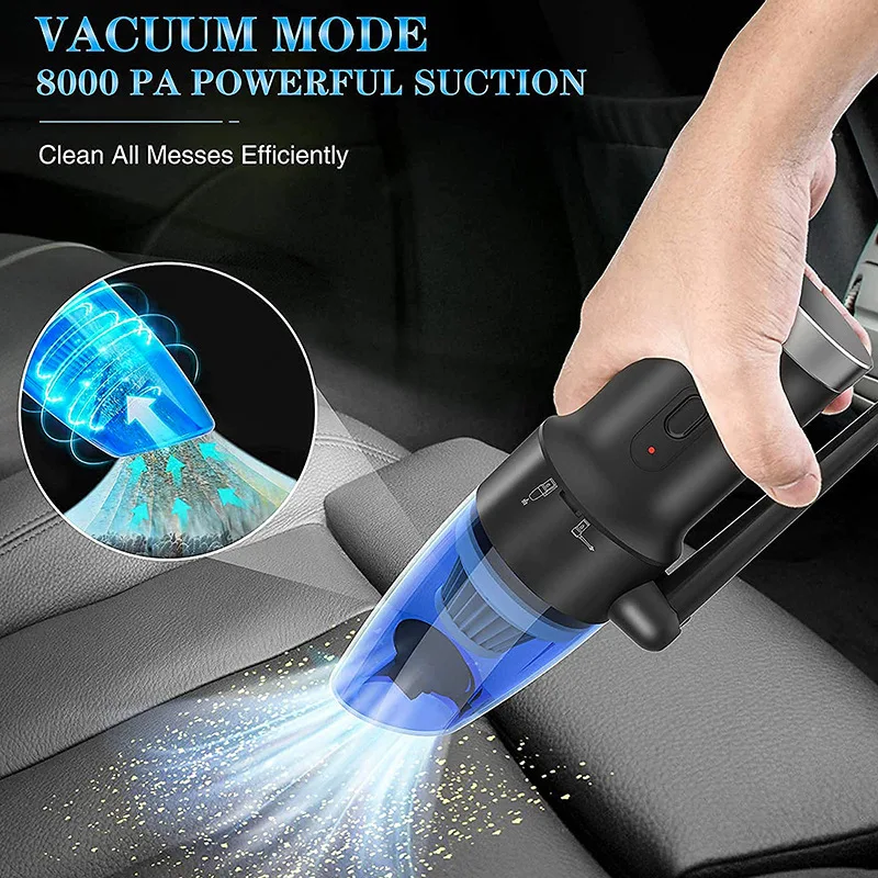 

Cleaner Tool Cordless Electric Compressed Air Duster -Blower & Vacuum ,Replaces Canned Air Spray Cleaner for Computer Keyboard