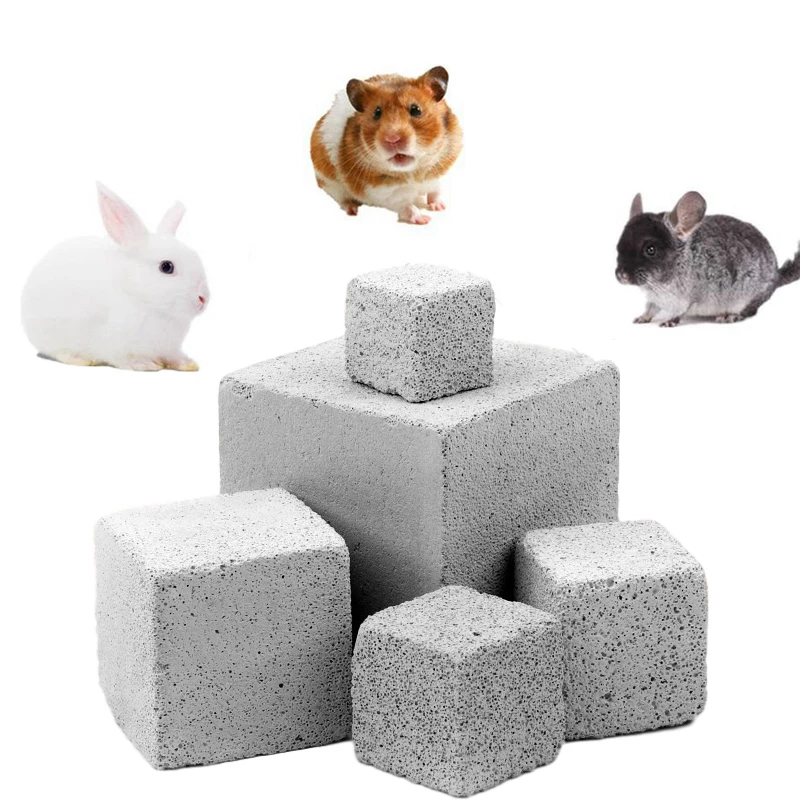 

Natural Mineral Teeth Molar Stone Guinea Pig Hamster Rabbit Teeth Grinding Stone Small Pet Dental Care Chew Toys Pets Supplies
