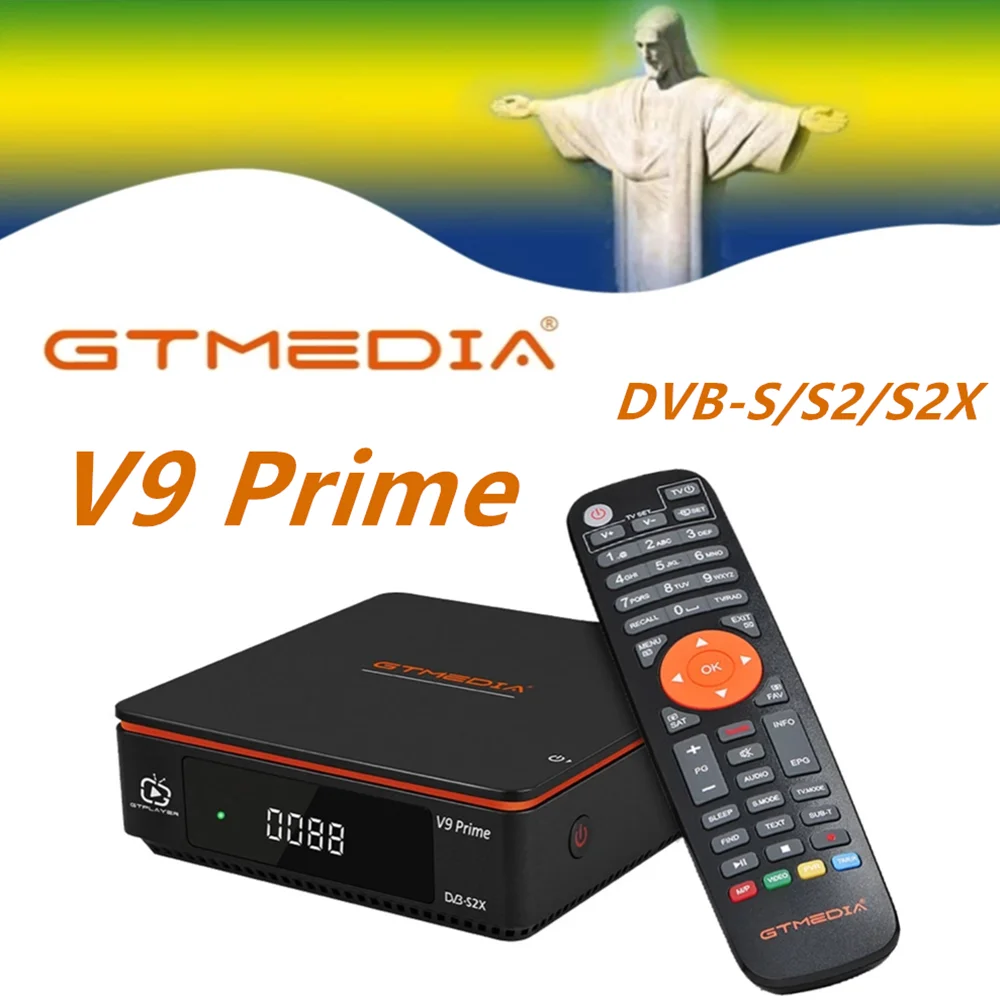 

Satellite Receiver GT MEDIA V9 Prime 1080P 4K HD DVB-S/S2/S2X Biss Key H26510bit Multimedia Player Satellite Decoding Receiver