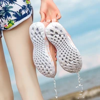 jiemiao fashion breathable elastic quick dry water shoes men summer outdoor beach sandals women upstream aqua sneakers