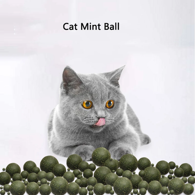 

Pet Cat Natural Catnip Treat Ball Cat Chasing Activity Ball Pet Food Cat Snacks Cat Grass Ball Cat Refreshing Excitement