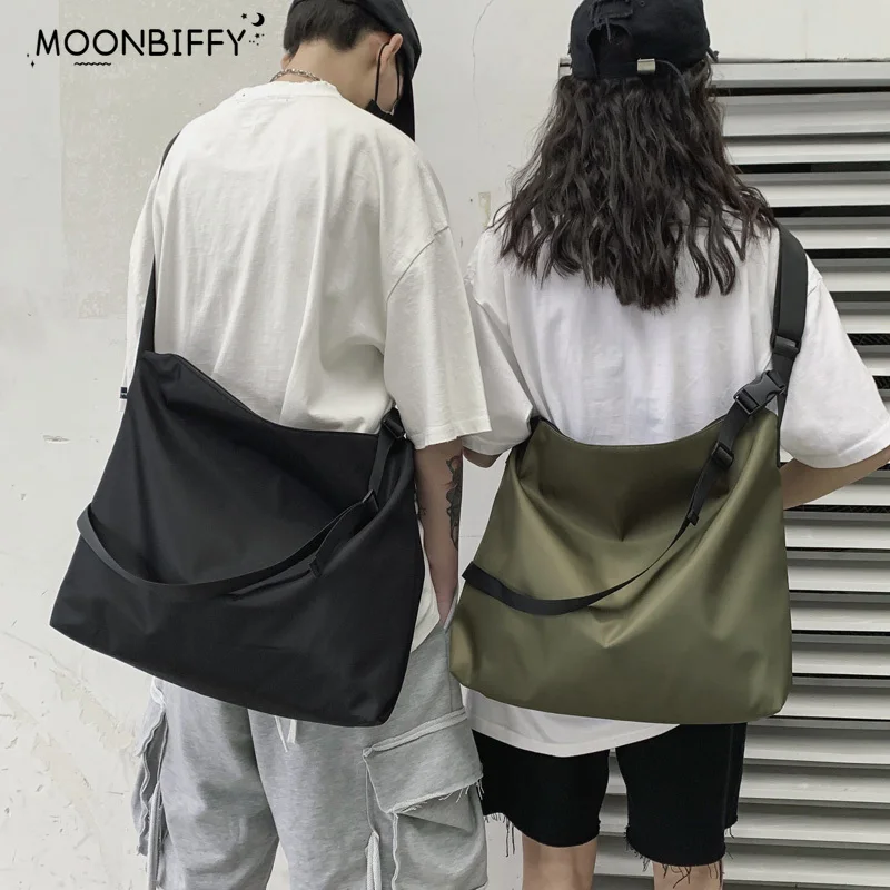 Холщовая японская школьная сумка Ins простой ранец для покупок фитнеса