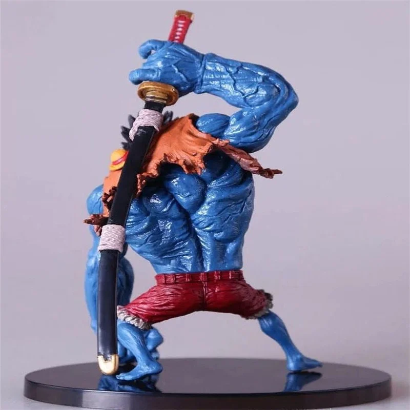 

One Piece Anime Shape King Blue Dream Demon Luffy Nightmare Luffy Action Figures Nightmare Moonlight Mollia Model Room Ornaments