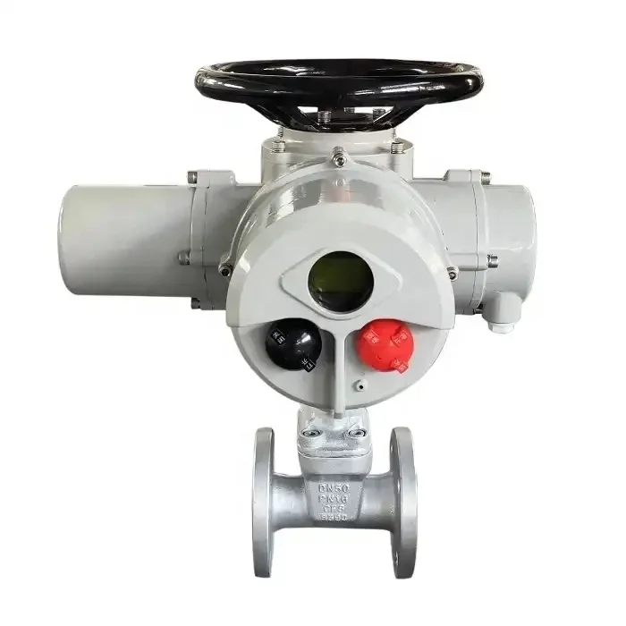 

Explosion proof 220V Intelligent Quarter Turn Multi Turn Double Flanged Electric Actuators Valve