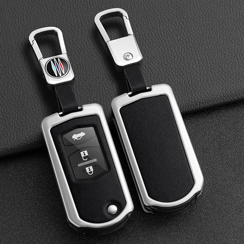 Автомобильный флип-чехол для ключей для Mazda 3 5 6 серии M6 RX8 MX5 2 3 кнопки Smart Keyless Key Protector Fob Bag Аксессуары