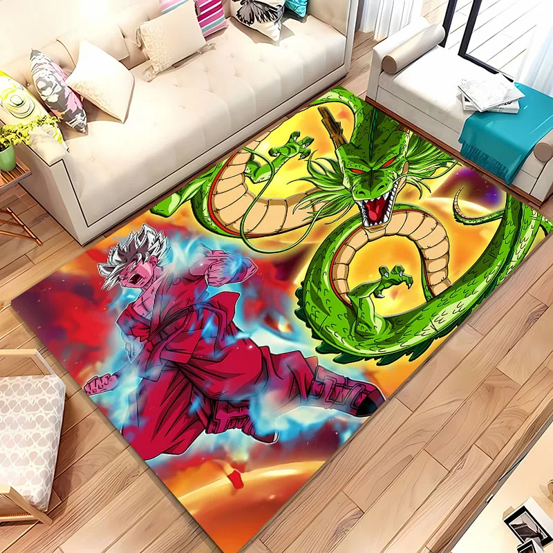 D-DRAG0N Ball S-Shenron Carpet for Kids Living Room Bedroom Floor Mat Kitchen Rug Children's bedroom Decor Anime