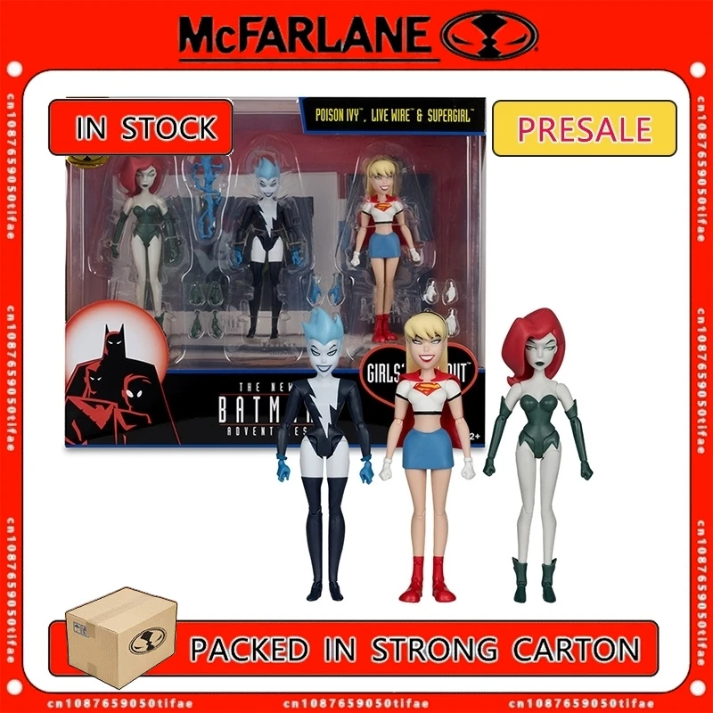 Mcfarlane Toys Dc Direct TNBA Multipack Poison Ivy &amp Live Wire Supergirl (золотая этикетка) 3 шт. Фигурка