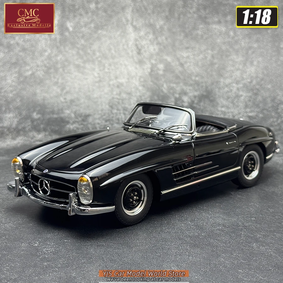 Фото ЭКСКЛЮЗИВНАЯ МОДЕЛЬ CMC 1/18 MB 300 SL W198 кабриолет. Модель классического автомобиля. Коллекция. Металлический материал. №1