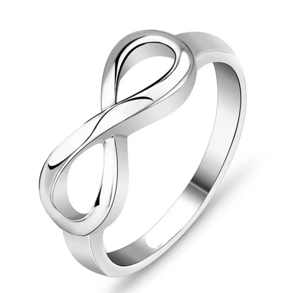 

Delysia King New Unisex Fashion Infinite Ring Jewelry Simplicity Banquet Ladies Party Accessories