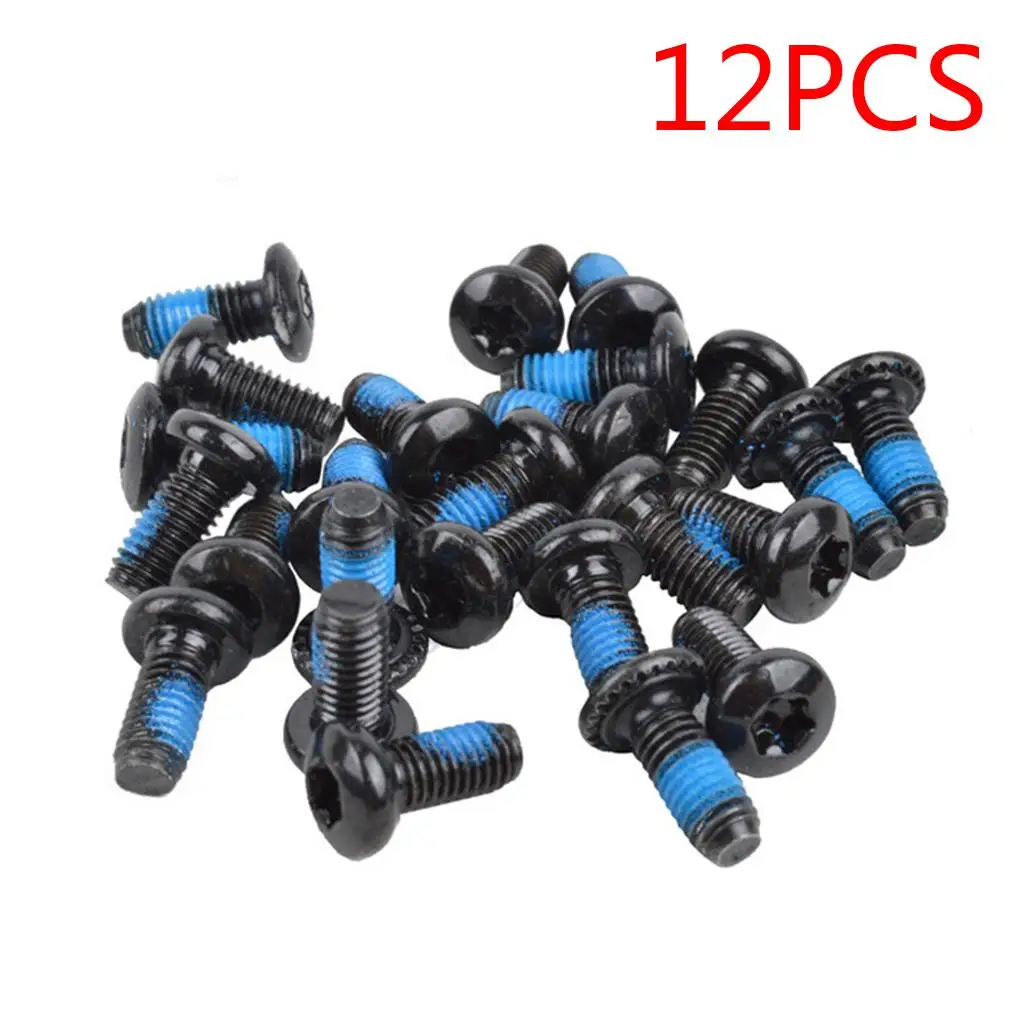 

12pcs Mountain Bike Brake Rotor Bolts Screws Stainless Steel T25 Bicycle Brake Disc Bolts ScrewMountain Road Bike Repair Parts