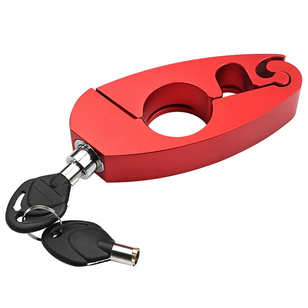 

E-Bike Motorbike Handlebar Throttle Grip Lock Motorcycle Scooter Security Anti-theft Lock Motorcycle Handlebar Lock Aluminum