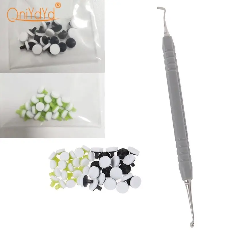 

Dental Composite Light Cure Resin Holder Foam Pads L/S Resin Moldingng Tool
