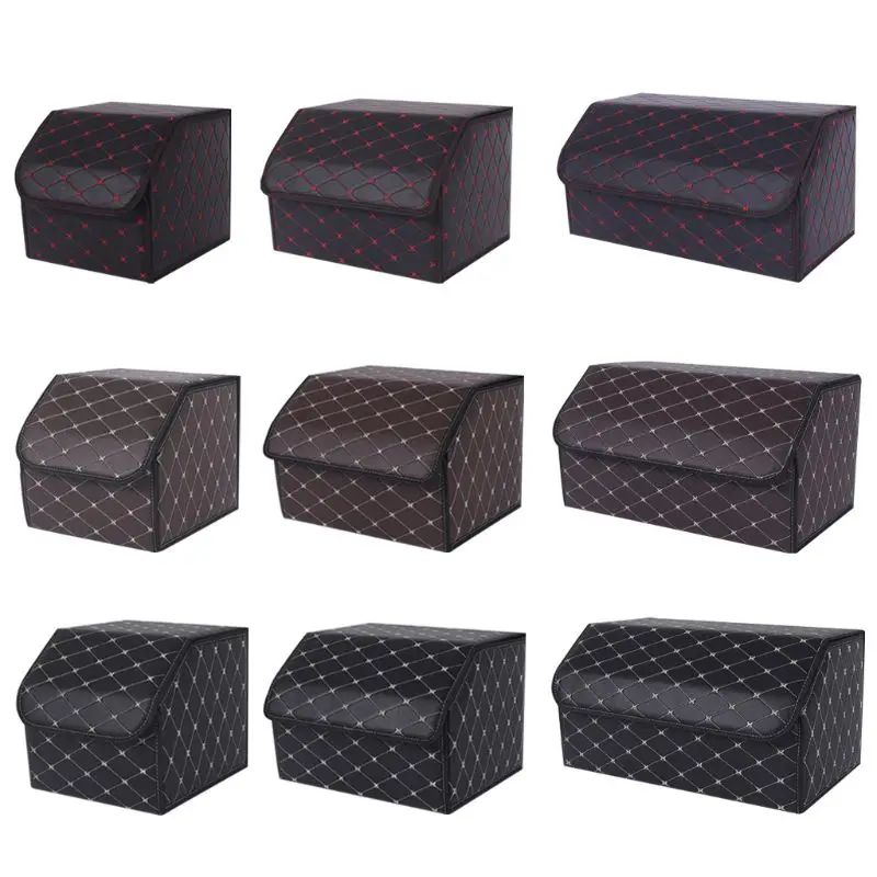 

Multipurpose Collapsible Car Trunk Storage With Lid Portable Car Storage Box