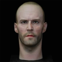 best sell 16 hand painted strong tough guy male jason realistic head sculpture model for 12inch action figures accessories