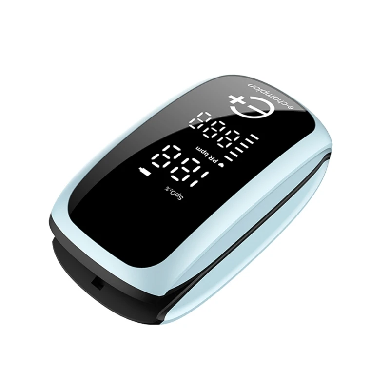 Пульсоксиметр на кончик пальца портативный измеритель насыщения крови