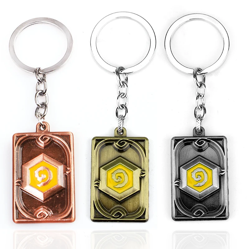 Брелок HearthStone Heroes Of Warcraft Металлический Унисекс Для Ключей Держатель Карт