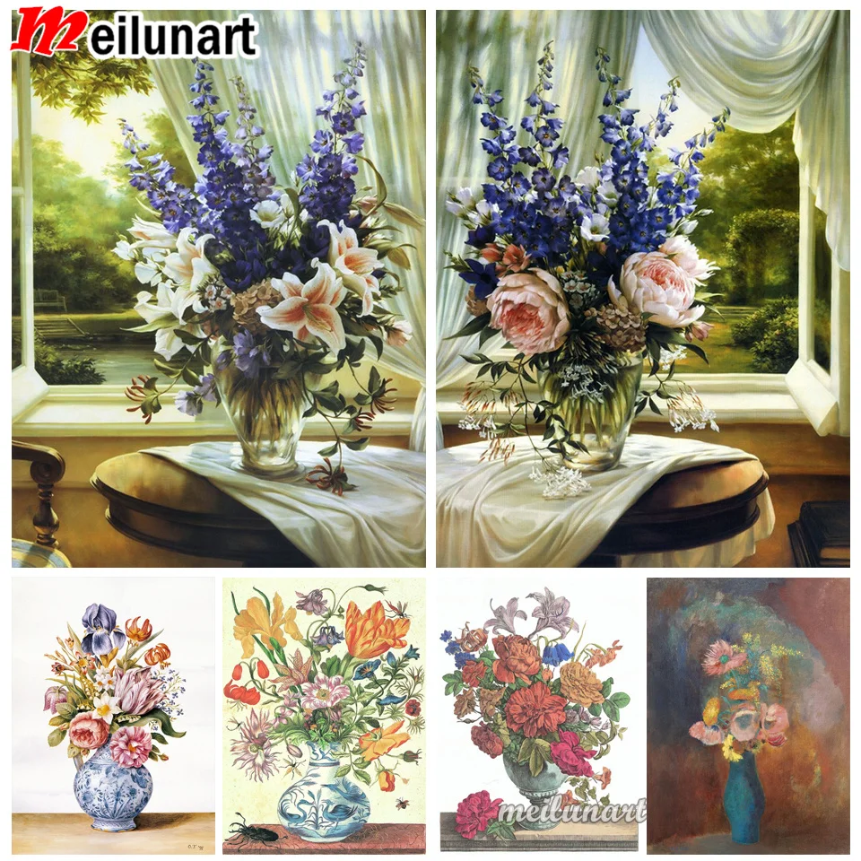 

Алмазная 5d-картина «цветы» для рукоделия, полная картина, хризантемы, лилия, бриллианты, бриллиантовые фотонаборы, домашний декор, подарки AS3229