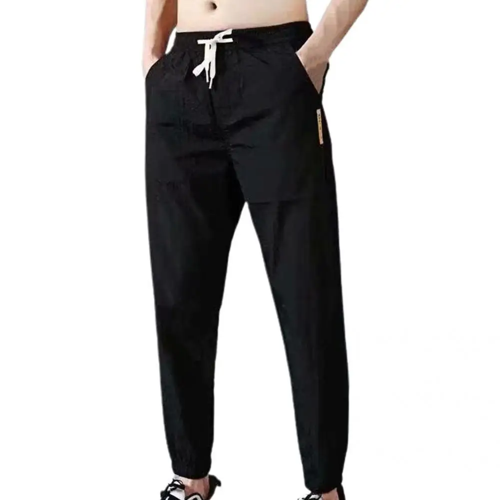 

Casual Pants Trousers Loose Trousers Summer Breathable Popular Solid color Drawstring Trousers