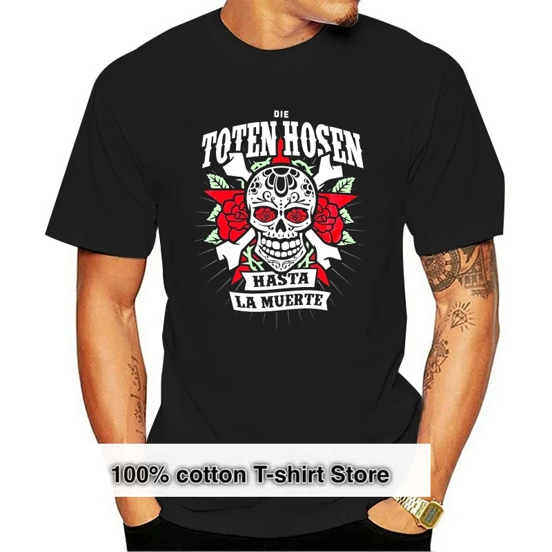 

Футболка с коротким рукавом для мужчин и женщин Die Toten Hosen Hasta La Death