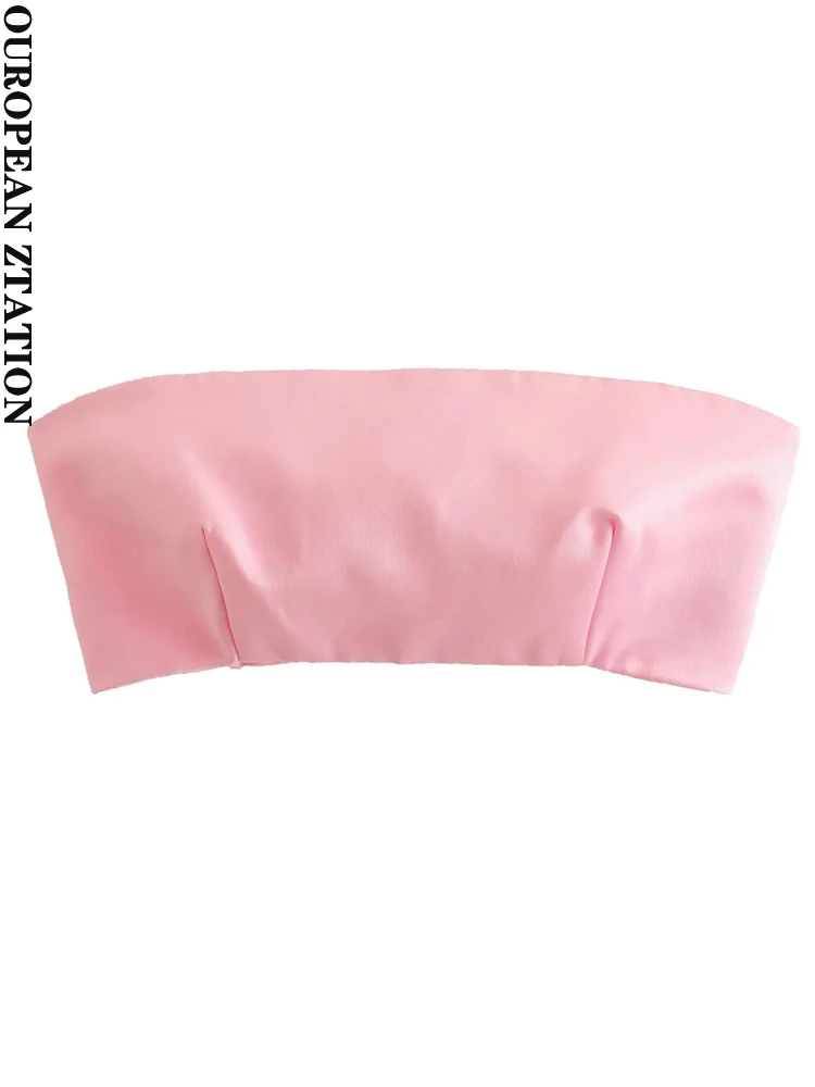 

PAILETE Women 2022 fashion with straight neck off the shoulder tank tops vintage backless side zipper female camis mujer