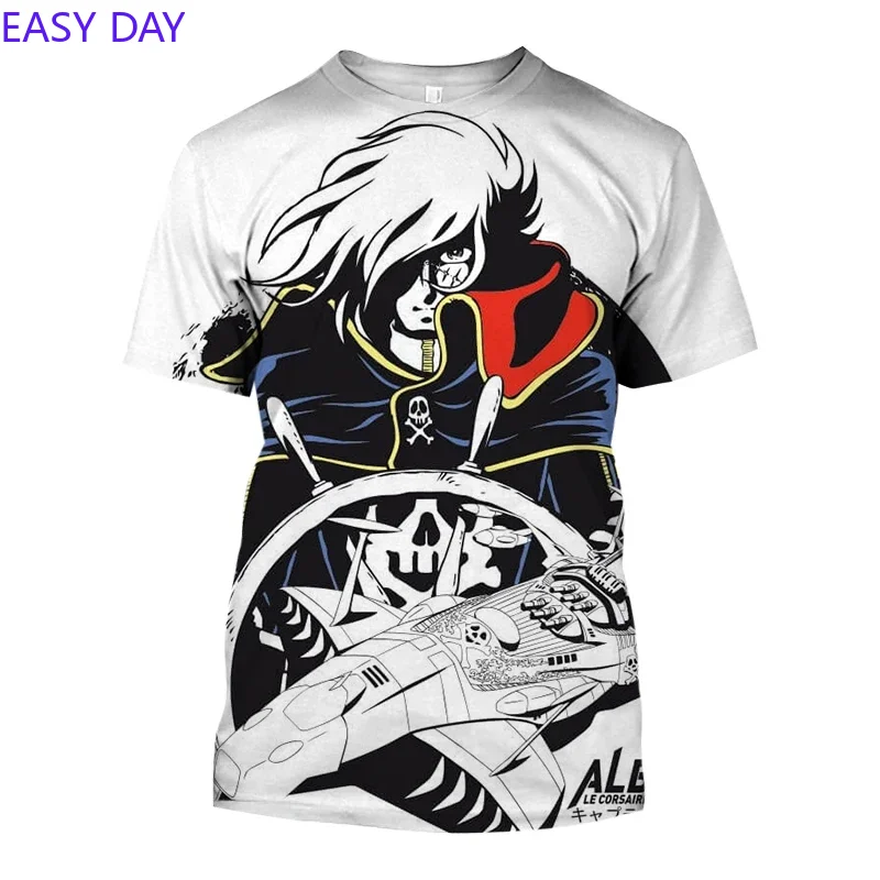 Футболка Мужская/женская оверсайз с 3D-принтом космический пират