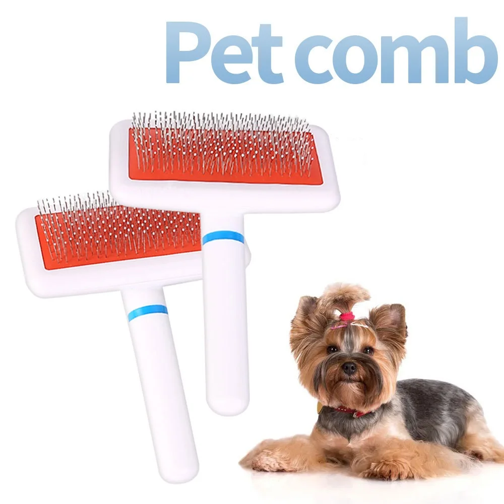 

Dog Hair Remover Brush Pet Massage Cleaning Bath Brush Scraper Cat Hair Grooming and Care Comb for Long Hair Dog Dog Supplies
