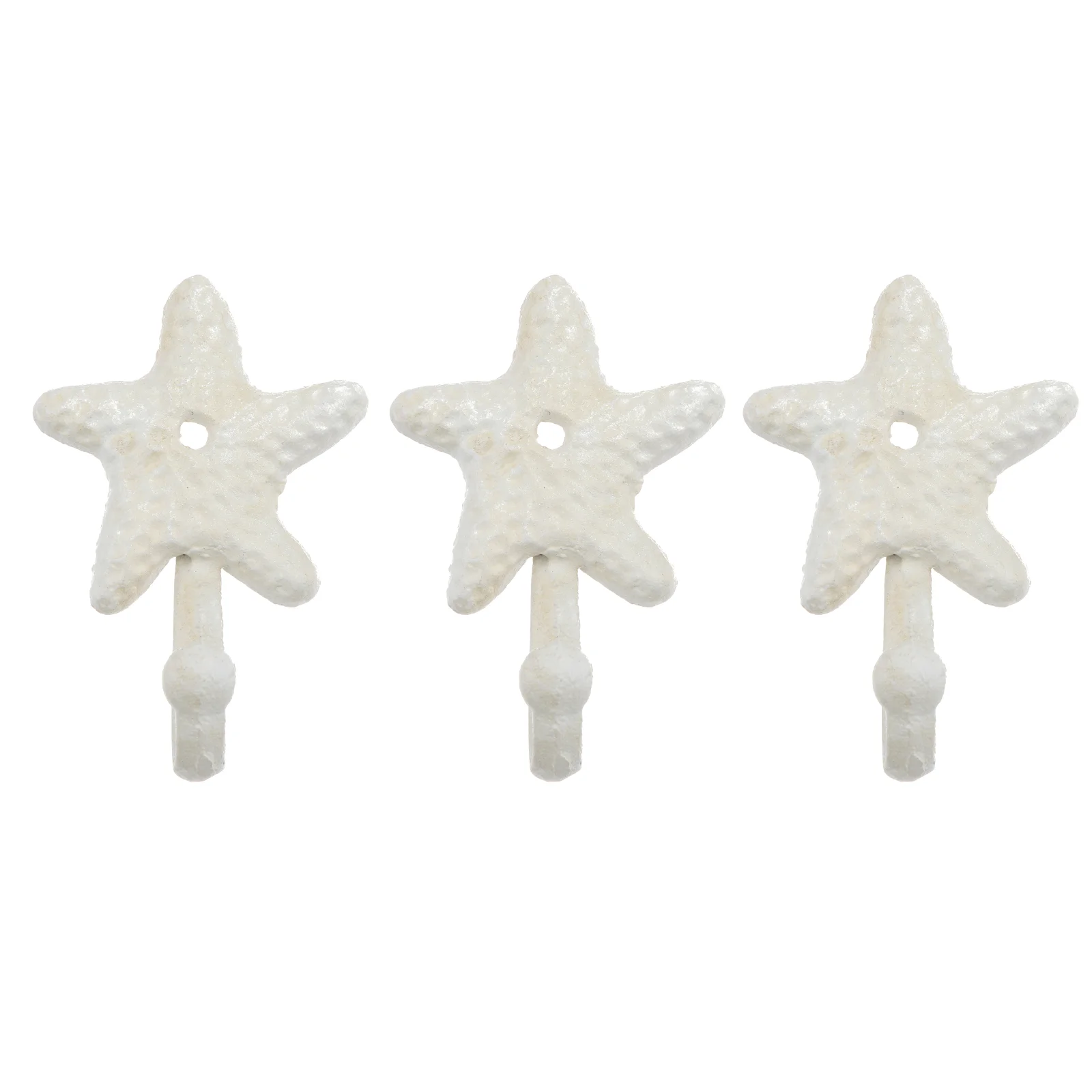 

Hooks Wall Hook Coat Decorative Hanger Nautical Rack Clothes Key Iron Star Robe Towel Single Decor Doormetal Hat Beach Wrought
