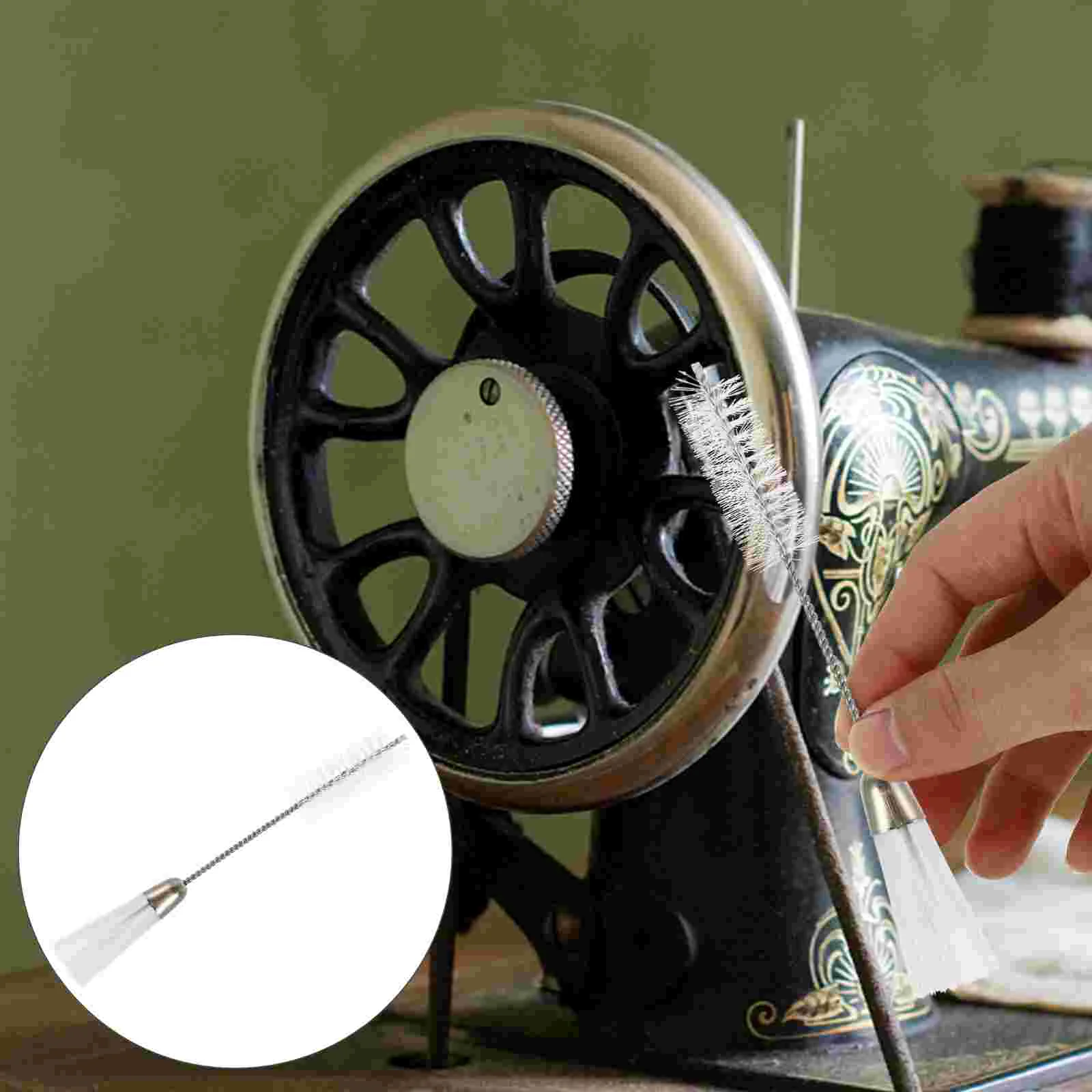 

6 Pcs Multifunction Sewing Machine Cleaning Brush Baby Water Bottle Brushes Metal Dust