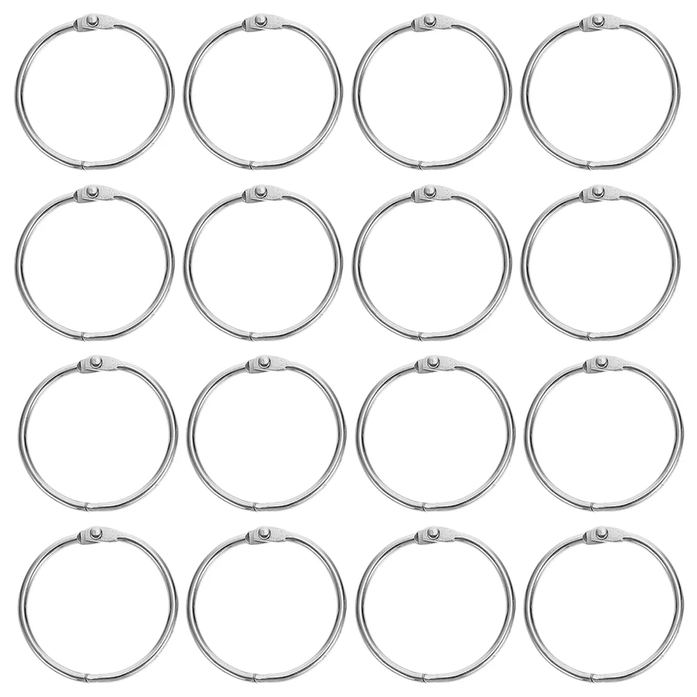 

20Pcs School School Home Office Key Rings Metal Rings Key Rings Metal Rings Book Rings Binder Rings for Scrapbooking DIY