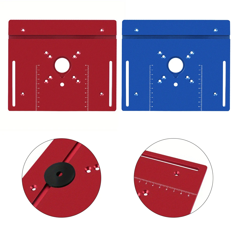 1 шт. фрезерный стол из алюминиевого сплава вставная пластина