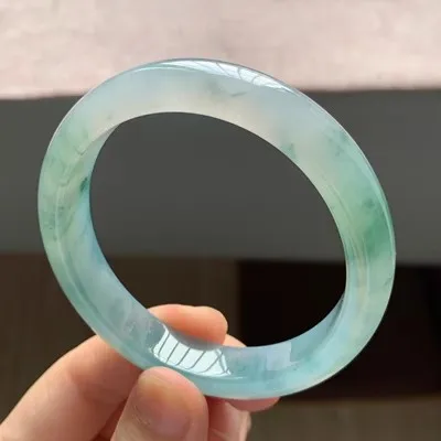 Ювелирные изделия zheru браслет из натурального бирманского нефрита 54 мм-62 мм