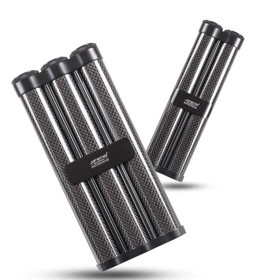 

Black carbon fiber carry-on cigar tube Cigar moisturizer portable 2 sets 3 sets of portable tube fitting tools