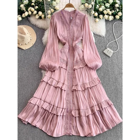 Neploe Кружевное платье для женщин