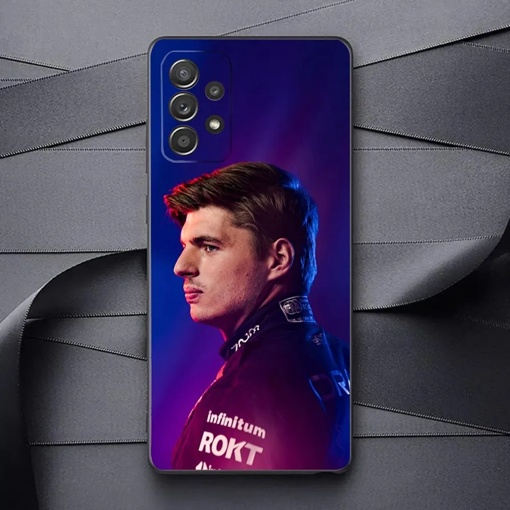 Чехол для телефона F1 Formula 1 M-Max V-Verstappen Samsung Galaxy A13 A21s A22 A31 A32 A52 A53 A71 A80 A91 Мягкий черный