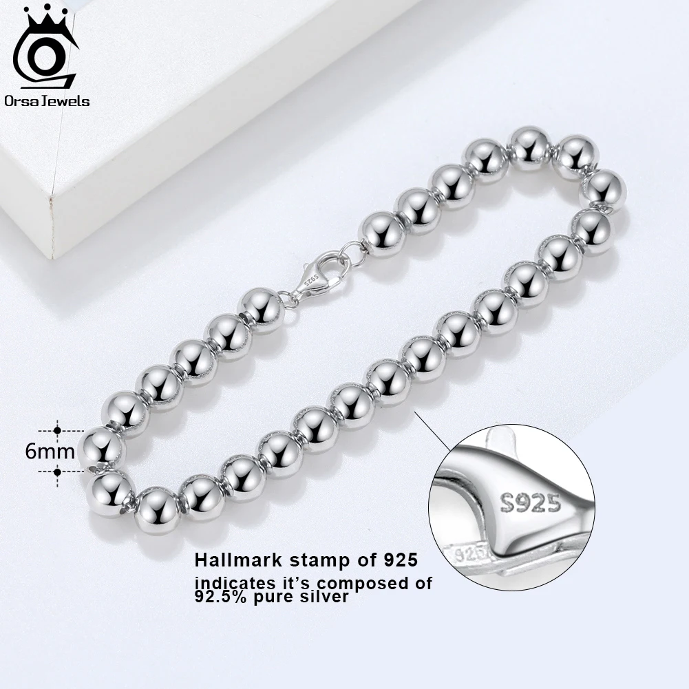 Браслет-цепочка ORSA JEWELS в винтажном стиле 4 мм из серебра 925 пробы