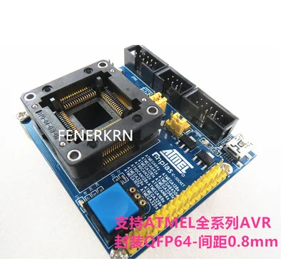 ATmega169 ATmega329 ATmega165 ATmega325 OTO-64-0.8-02 шаг 0,8 мм IC ...