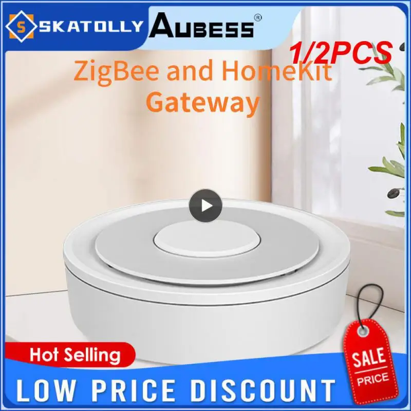 

1/2PCS Tuya Zigbee Gateway Homekit Wired HUB Smart Home Bridge Smart Life Remote Control Zigbee Protocol Work with Alexa Google