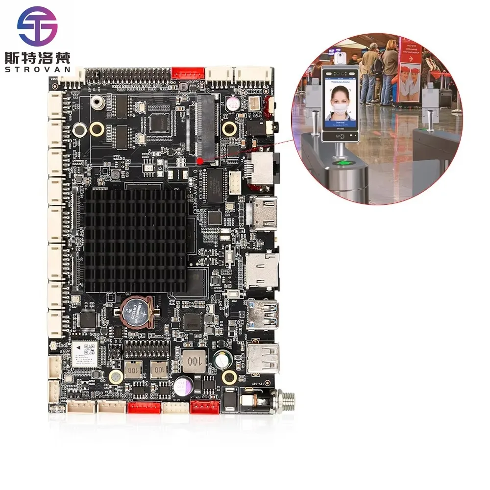 Фото Материнская плата RK3399 с шестью ядрами 1.8ГГц, 2ГБ+32ГБ, 4K LVDS EDP, Wi-Fi, 4G LTE, ОС Android/Linux, плата для разработки RK3399 №1