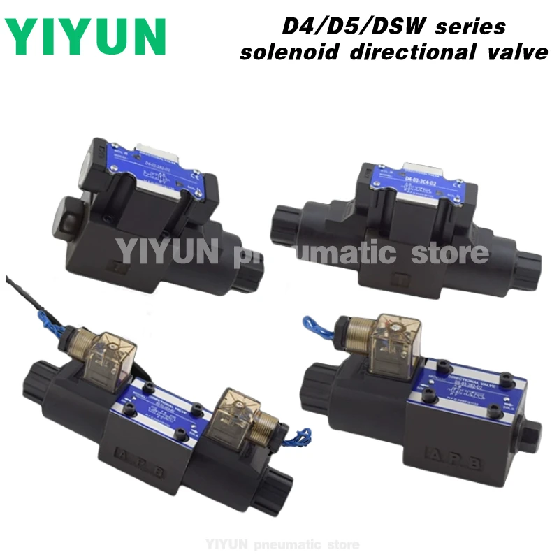 DSW-02,03-2B2,3C2,3C4,3C60-D,B-DC24V,AC220 Пневматический элемент YIYUN Электромагнитный распределительный клапан серии DSW (art.: 3920cfee28649) - 3920cfee28649