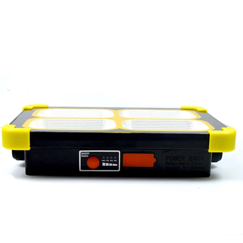 Портативный Фонарь На Солнечной Панели 175 Вт С 348 Светодиодами Супер Яркий USB