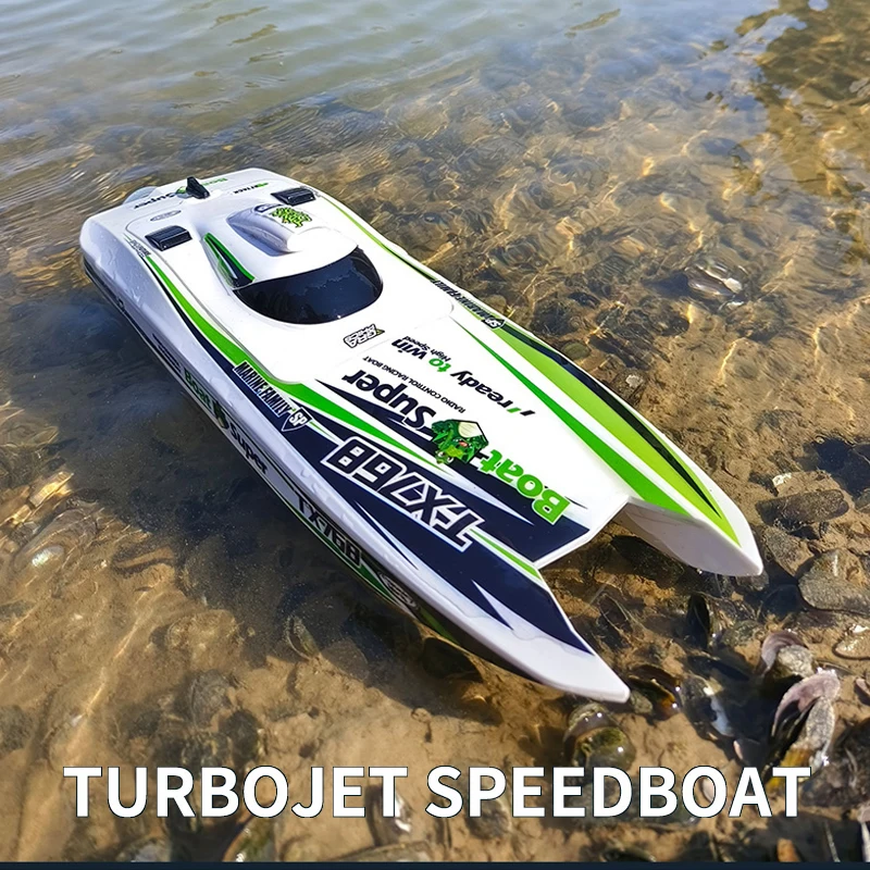 Tx768 2.4g Turbojet Высокоскоростная Радиоуправляемая Лодка С Дистанционным Управлением