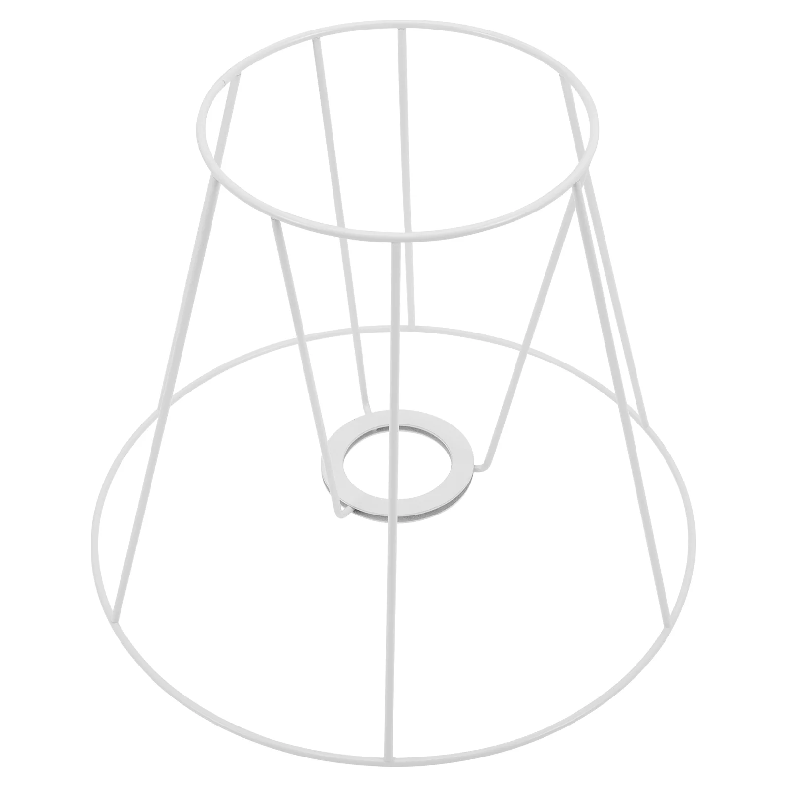 

Lamp Lampshade Wire Shade Frame Guard Light Cage Diy Ring Bulb Pendant Holder Metal Drumvintage Ceiling Table Cover Iron Round
