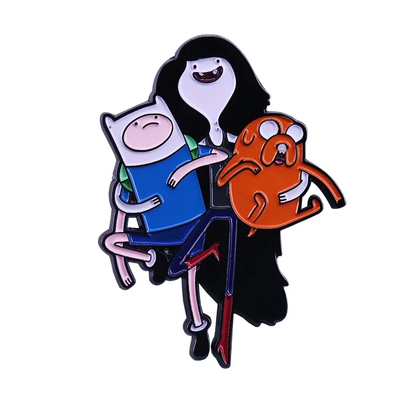 

Cute Dog Cartoon Enamel Pin Wrap Clothes Lapel Brooch Fine Badge Fashion Jewelry Friend Gift
