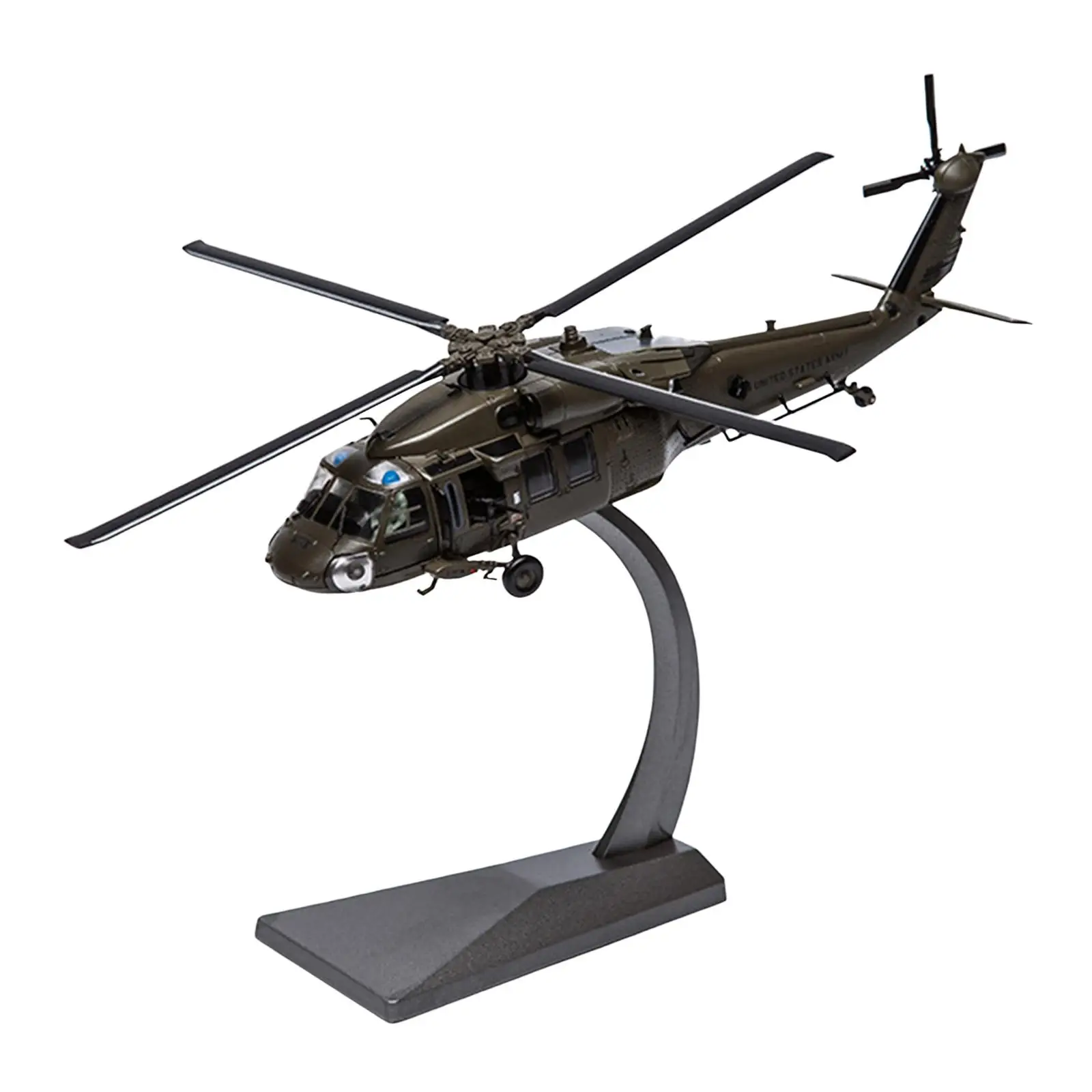 

1:72 Simulation Helicopter Diecast Model Aircraft with Stand Aviation Collectibles Airplane Plane Desktop Display Birthday Gifts