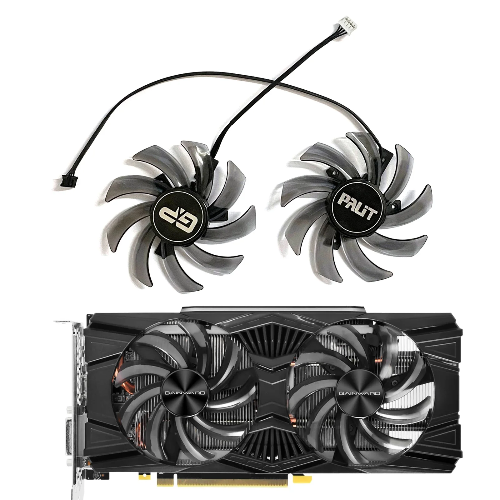 

85mm GA91S2U FDC10H12S9-C 4PIN RTX2070 GPU Cooling Fan For Gainward Geforce RTX 2060 2060S 2070 SUPER Ghost Graphics Card Cooler