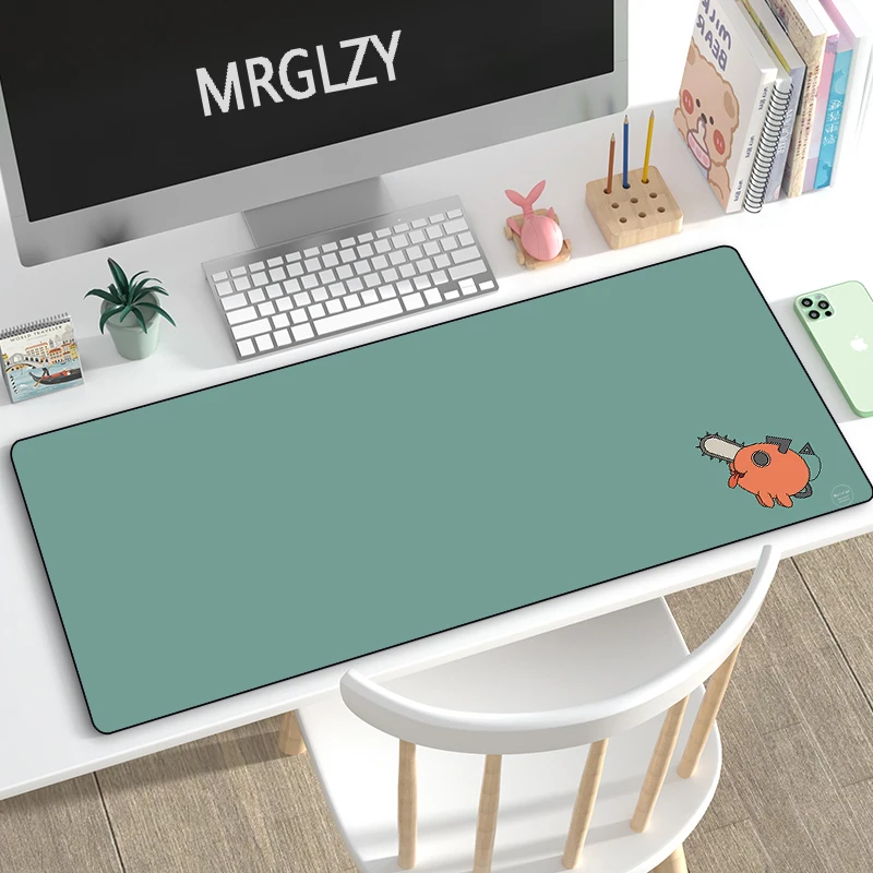 Anime Chainsaw Man Personalized Fabric Mouse Pad Cute Pochita Office Carpet Rubber Desk Pad MouseMat Mousepad for Computer Table