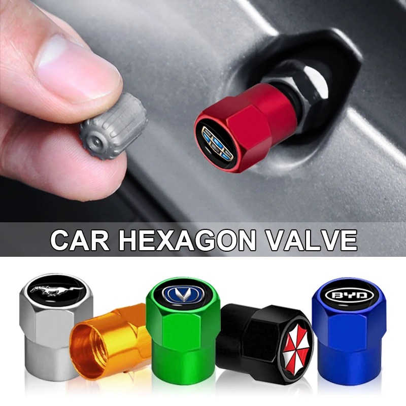 

4Pcs New Metal Wheel Tire Valve Caps Case Car Styling for Lexus RX GS UX RX300 RX350 Ct200h GX460 ES LX Fsport GX LS Accessories